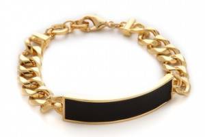 Bop Bijoux Leather ID Bracelet