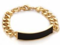 Bop Bijoux Leather ID Bracelet