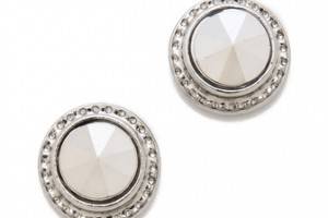 Bop Bijoux Spike Button Earrings