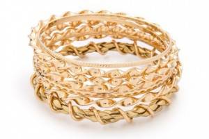 Bop Bijoux Twisted Bangle Set