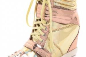 Boutique 9 Nevan Wedge Splatter Sneakers