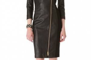 By Malene Birger Mallisia Leather Zip Dress