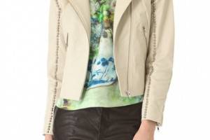 By Malene Birger Naroa Studded Leather Jacket