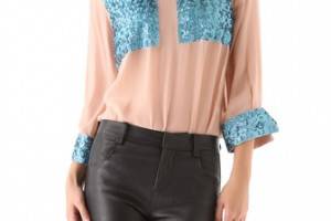 By Malene Birger Ortensia Sequin Blouse