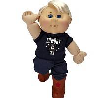 Cabbage Patch Kids - 14 inch Doll - Blonde Boy Cowboy