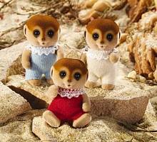 Calico Critters - Spotter Meerkat Triplets