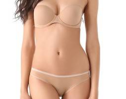 Calvin Klein Underwear Naked Glamour Strapless Push Up Bra