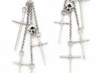 Chan Luu Cross Charm Earrings