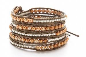 Chan Luu Graduated Bead Wrap Bracelet