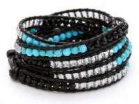 Chan Luu Mixed Agate Wrap Bracelet