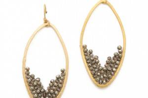 Chan Luu Pyrite Drop Earrings