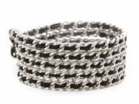 Chan Luu Silk &amp; Chain Wrap Bracelet