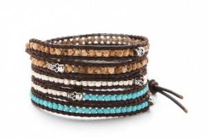 Chan Luu Skull Wrap Bracelet