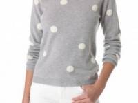 Chinti and Parker Polka Dot Cashmere Sweater