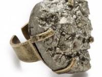 Citrine by the Stones Pyrite Ring