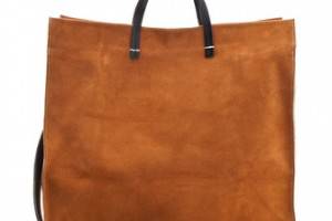 CLARE VIVIER Suede Tote