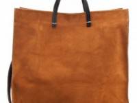 CLARE VIVIER Suede Tote