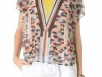 Clover Canyon Beach Print Top