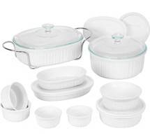 CorningWare 17-Piece French White Bake and Serve Set