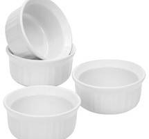 Corningware French White 4-Piece Ramekin Set