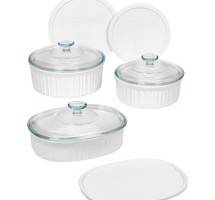 CorningWare French White 9pc Bakeware Set