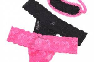 Cosabella Never Say Never Cutie Thong & Mask Set