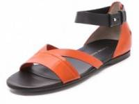 CoSTUME NATIONAL Fiore Flat Sandals