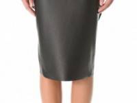 CoSTUME NATIONAL Leather Skirt