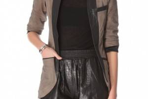 Cote By Improvd Betia Leather Blazer