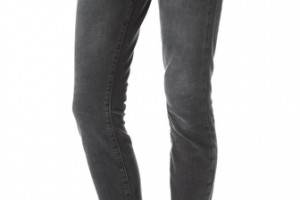 Current/Elliott High Waisted Cropped Skinny Jeans