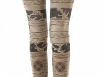 Current/Elliott Print Ankle Skinny Jeans