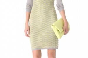 Cut25 by Yigal Azrouel Fish Scale Knit Dress