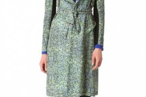 Cut25 by Yigal Azrouel Little Strokes Trench Coat