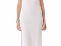 Daftbird Side Slit Maxi Dress