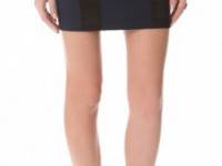 David Lerner Colorblock Skirt with Curved Inserts