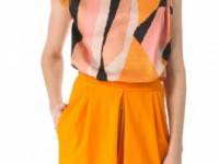 David Szeto Jeannie Knot Top