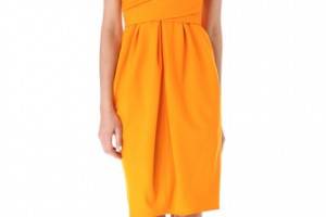 David Szeto Samantha One Shoulder Dress