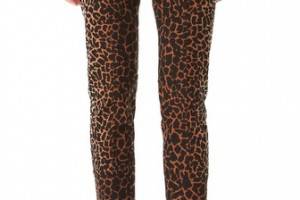 Derek Lam Giraffe Print Cropped Trousers