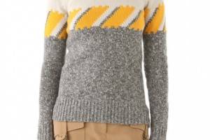 Derek Lam Long Sleeve Ski Sweater