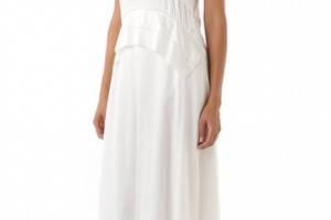 Derek Lam Spaghetti Strap Gown