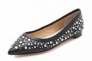 Diane von Furstenberg Ara Studded Flats