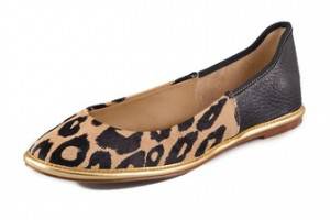 Diane von Furstenberg Botswana Haircalf Flats