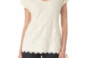 Diane von Furstenberg Cholula Lace Tee