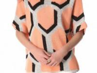 Diane von Furstenberg Cici Hexagon Sweater