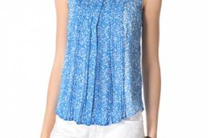 Diane von Furstenberg Israel Printed Sleeveless Top