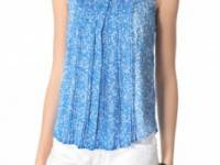 Diane von Furstenberg Israel Printed Sleeveless Top