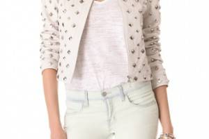 Diane von Furstenberg Kate Studded Jacket