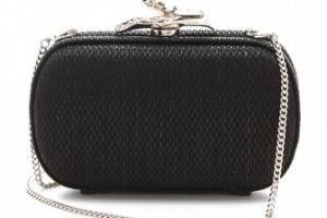 Diane von Furstenberg Lytton Raffia Minaudiere