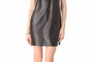 Diane von Furstenberg Medya Cutout Leather Dress