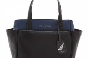 Diane von Furstenberg On the Go Colorblock Tote